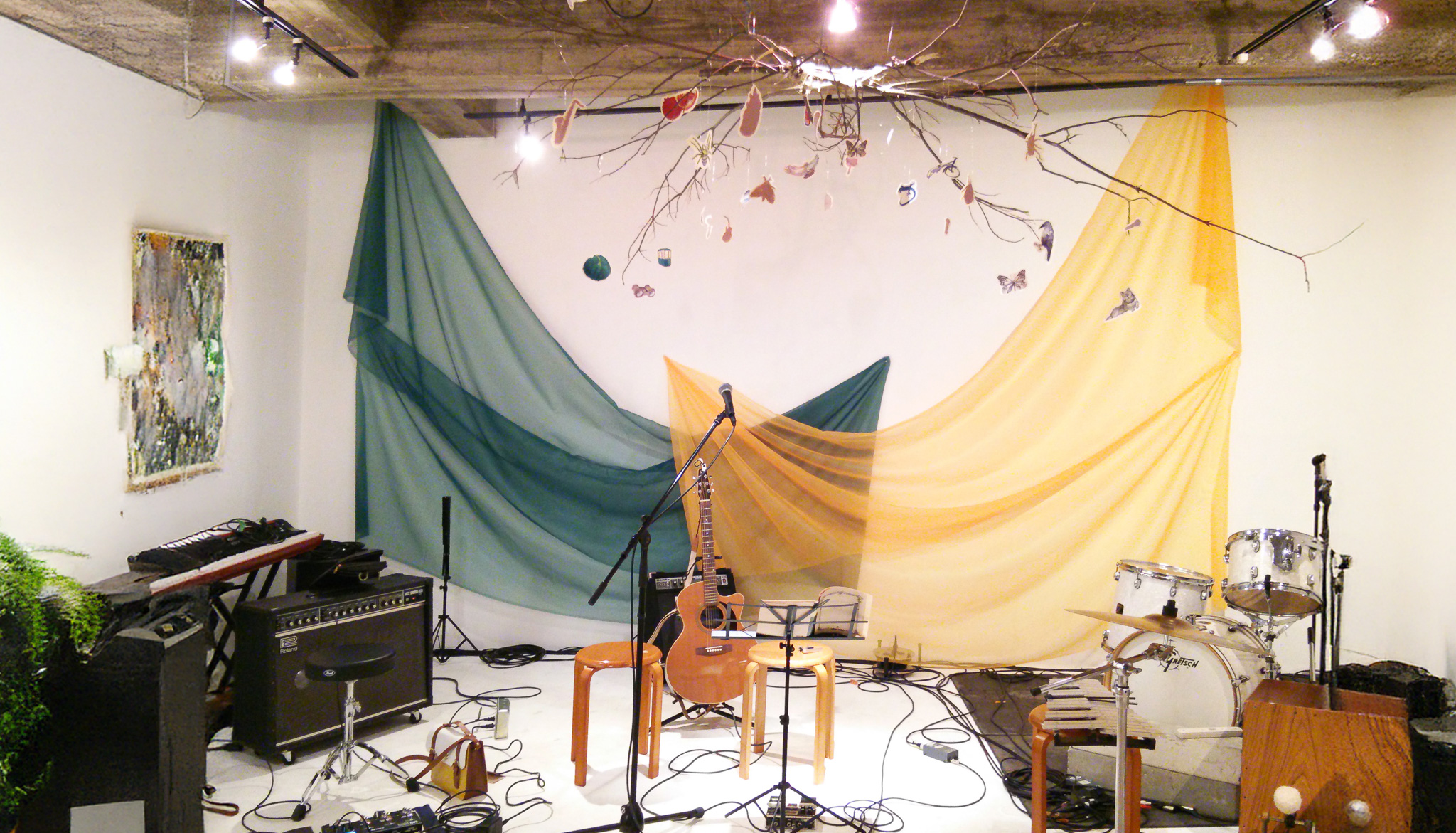 「ぼくらの森」　ライブスペースアートワーク